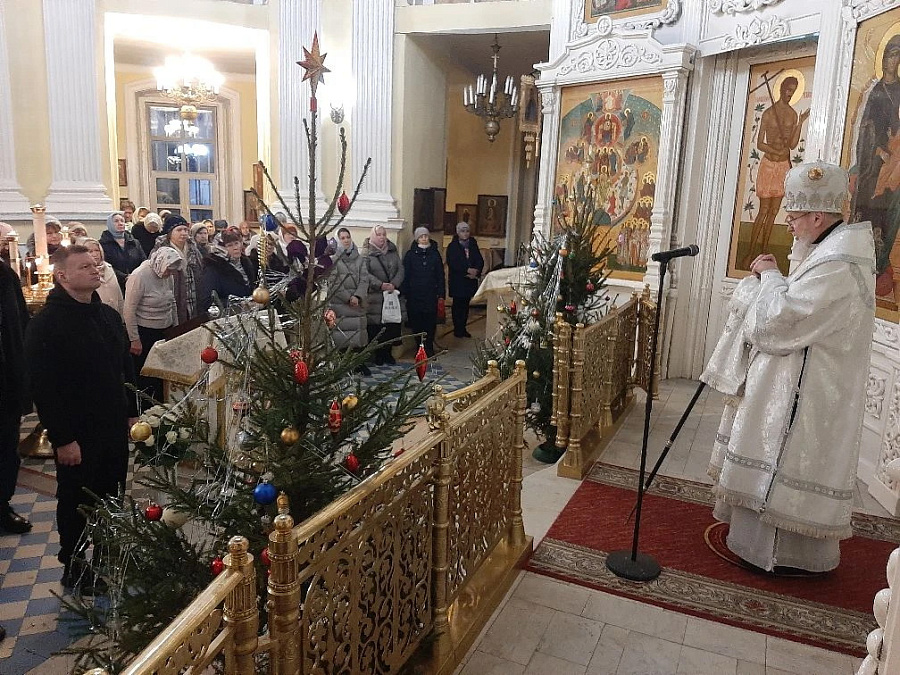 Рождество Христово в Преображенском кафедральном соборе Балашихи